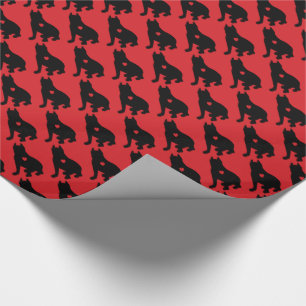 American Pit Bull Terrier Silhouette Presentpapper