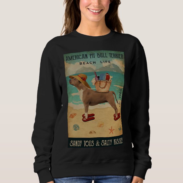 American Pit Bull Terrier T Shirt (Framsida)