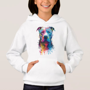 American Pitbull - Graffiti Bläck Stänk T Shirt