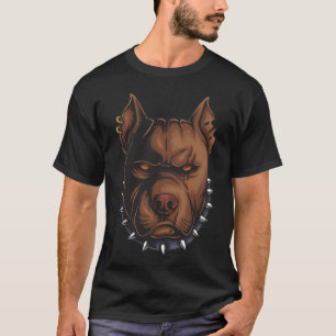 American Pitbull Head T Shirt