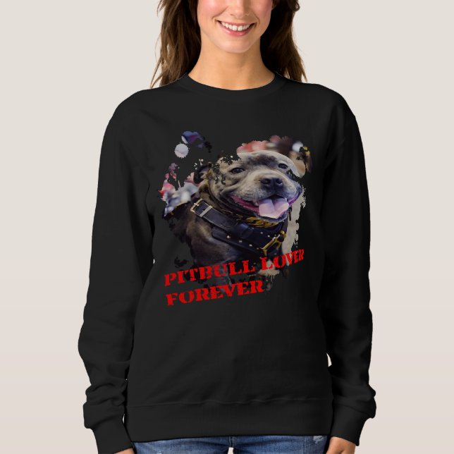 American Pitbull Pit Bull Älskare Terrier Mamma Bl T Shirt (Framsida)