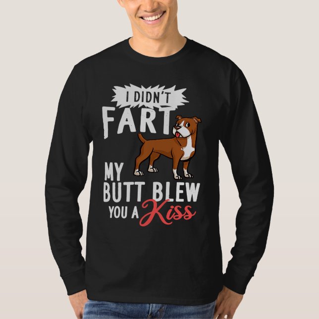 American Pitbull Terrier Dog Puppies Owner Lover 3 T Shirt (Framsida)