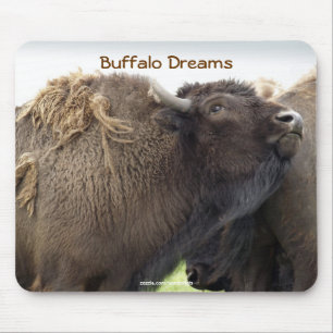 American Plains Buffalo Bison Mousepad Musmatta