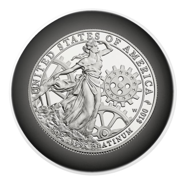 American Platinum Liberty Coin ~ Reverse 2013 ~ Knopp (Framsidan)