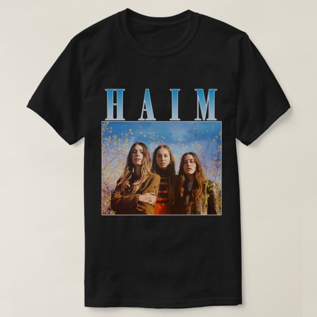 American Pop Sten Band Inklusive 3 Grenar Haim H T Shirt (Design framsida)