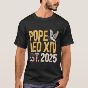 American Pope Leo Catholic Church Christian Faith T Shirt
