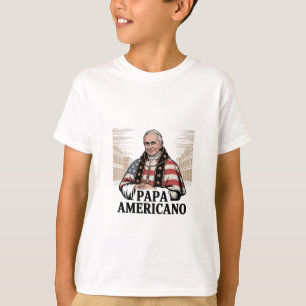 American Pope Leo Catholic Church Christian Faith T Shirt