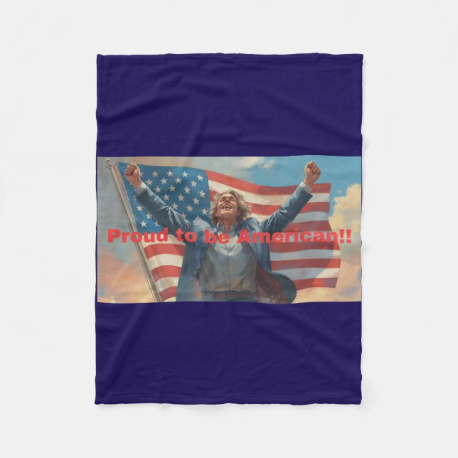 American Pride Blanket Fleecefilt (Framsidan)