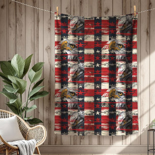 American Pride Filten Eagle & Flag Firande Fleecefilt