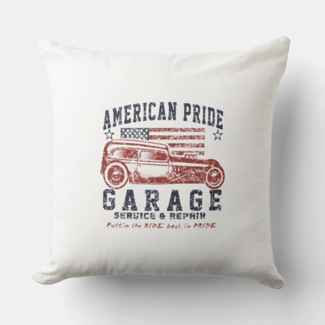 American Pride Garage Kudde (Framsida)