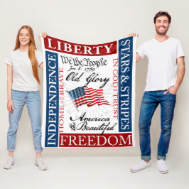 "AMERICAN-PRIDE" Medium Fleece Blanket