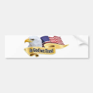 American Pride Series in God We Trust Örn B Bildekal
