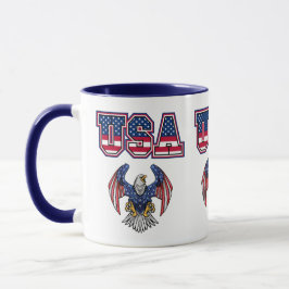American Pride USA Shield Anpassningsbar Two-Tone  Mugg