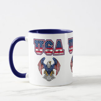 American Pride USA Shield Anpassningsbar Two-Tone Mugg