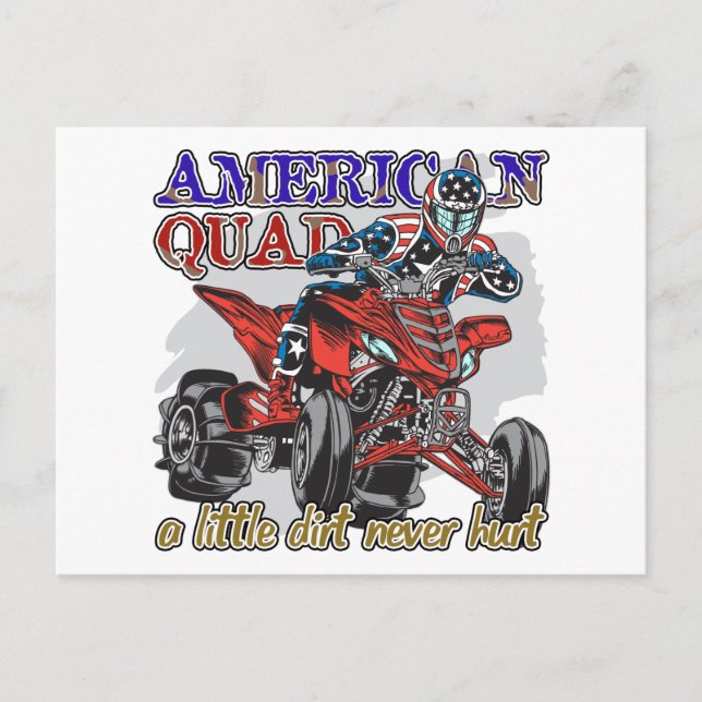 American Quad Vykort (Framsida)