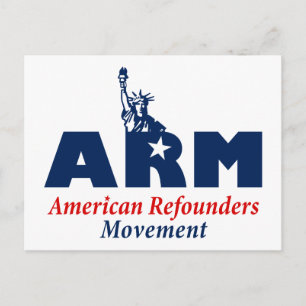 American Refounders Movement (ARM) Vykort