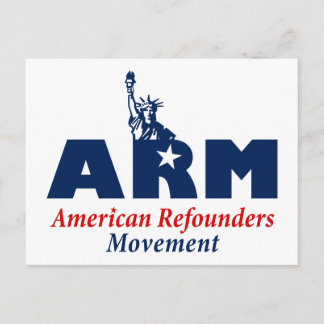 American Refounders Movement (ARM) Vykort