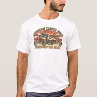 American Retro Motorcycle Collection T Shirt