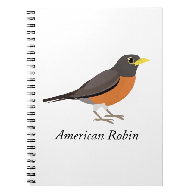 American Robin Anteckningsbok (Framsidan)