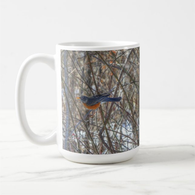 American Robin Kaffemugg (Vänster)