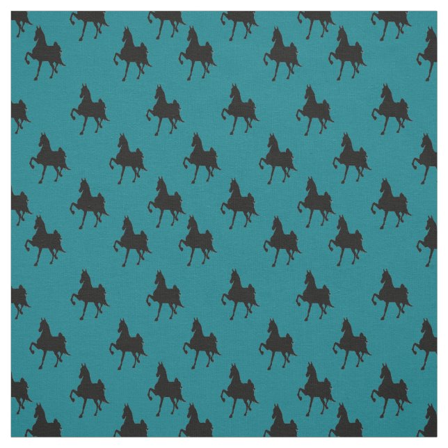 American Saddleaved Horse - Small Print Tyg (Provkarta)