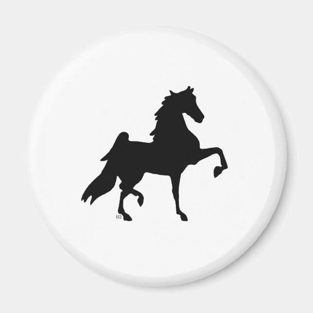American Saddleborn Horse Magnet (Framsidan)