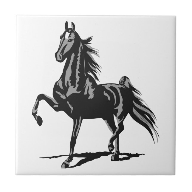 American Saddleborn Kakelplatta (Framsidan)