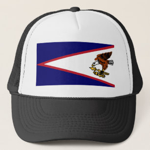 American Samoa flaggahatt Truckerkeps