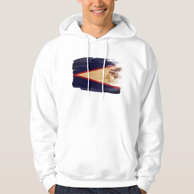 American Samoa flaggaHoodie Hoodie (Framsida)