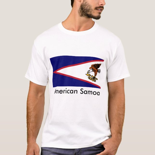 American Samoa flaggaT-tröja Tee Shirt (Framsida)