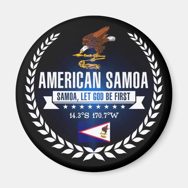 American Samoa Magnet (Framsidan)