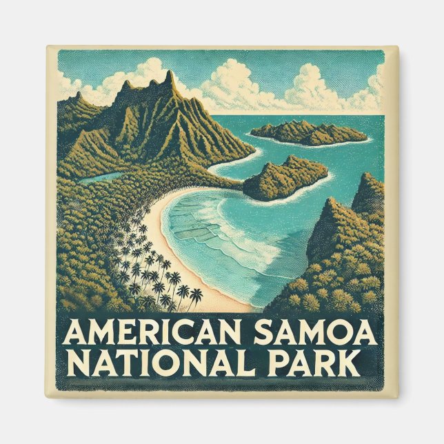 American Samoa National Park Magnet (Framsidan)