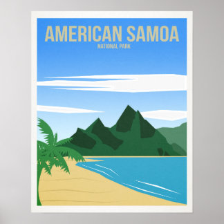American Samoa National Park Poster