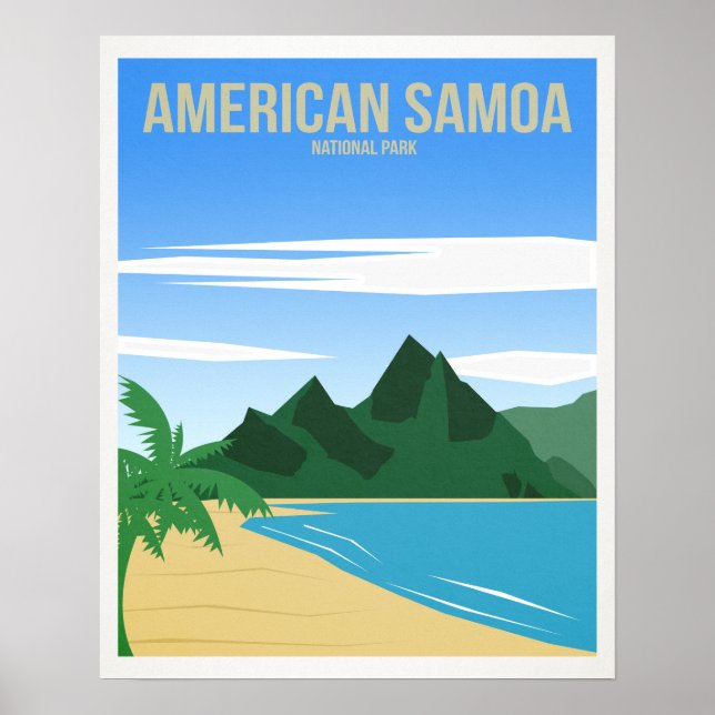 American Samoa National Park Poster (Framsidan)