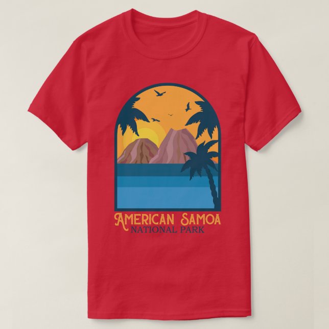 American Samoa National Park T Shirt (Design framsida)