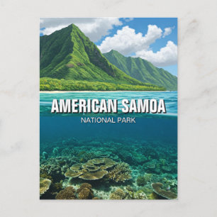 American Samoa National Park Travel Vykort