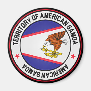 American Samoa rundaEmblem Magnet