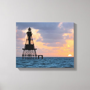 American Shoal Lighthouse, Florida Kanvastryck