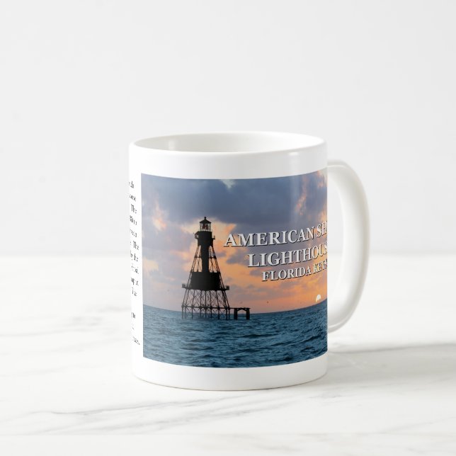 American Shoal Lighthouse, Florida Mugg (Framsida höger)