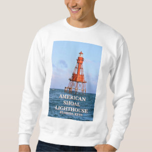 American Shoal Lighthouse, Florida Nycklar Sweatsh Långärmad Tröja