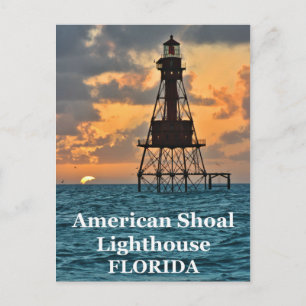 American Shoal Lighthouse, Florida vykort