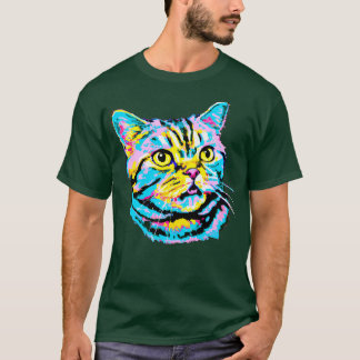 American Shorthair Art Cat Lover Gif T Shirt