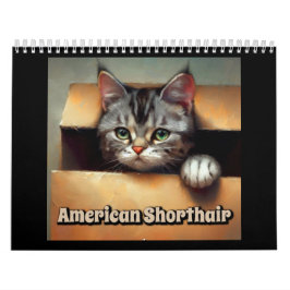 American Shorthair Cat Kalender