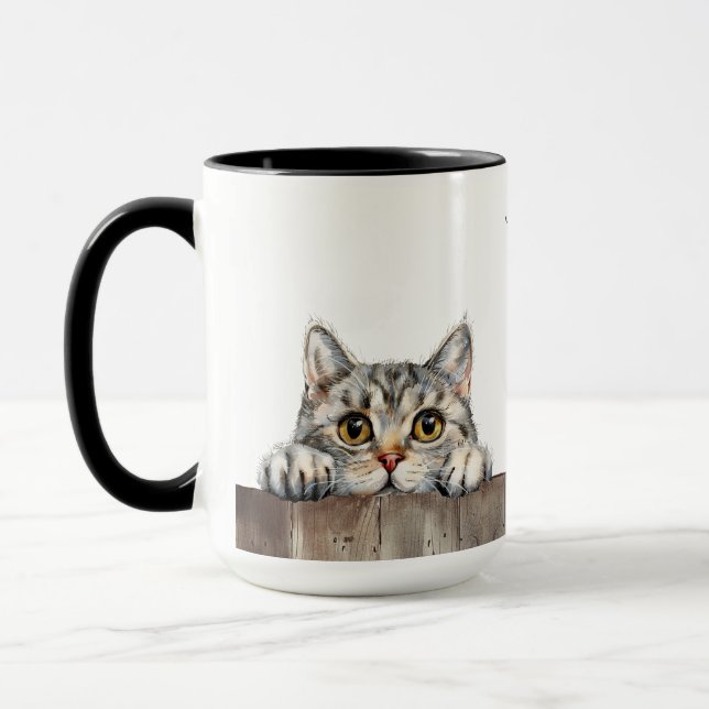 American Shorthair Cat Mugg (Vänster)