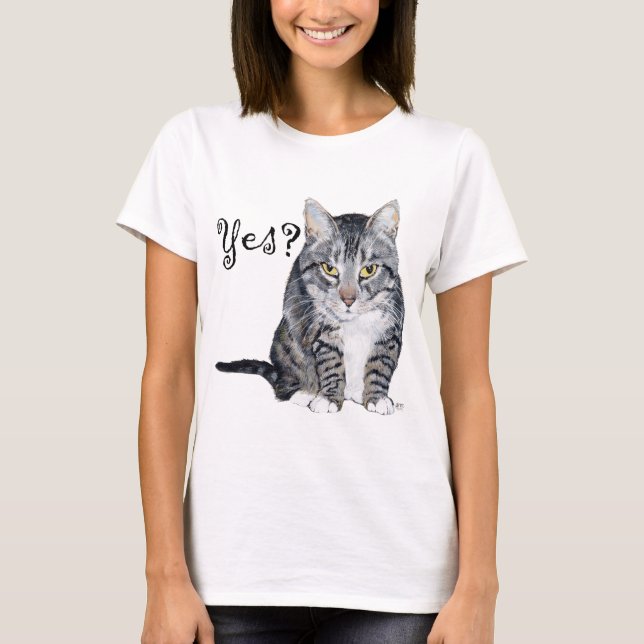 American Shorthair - Ja? T Shirt (Framsida)