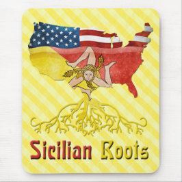 American Sicilian Roots Mousemat Musmatta