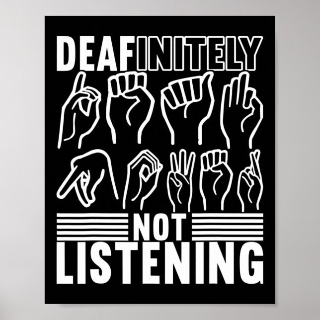 American Sign Language Deaf Awareness 1  Poster (Framsidan)