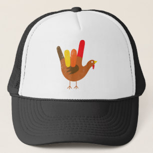 American Sign Language I Kärlek You Thanksgiving T Keps