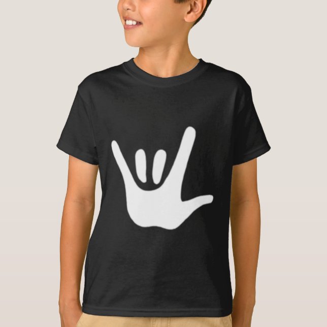 American Sign Language Love Asl Deaf Awareness  T Shirt (Framsida)