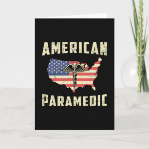 American Sjukvårdare Ambulance EMS EMT Nurse Funny Kort